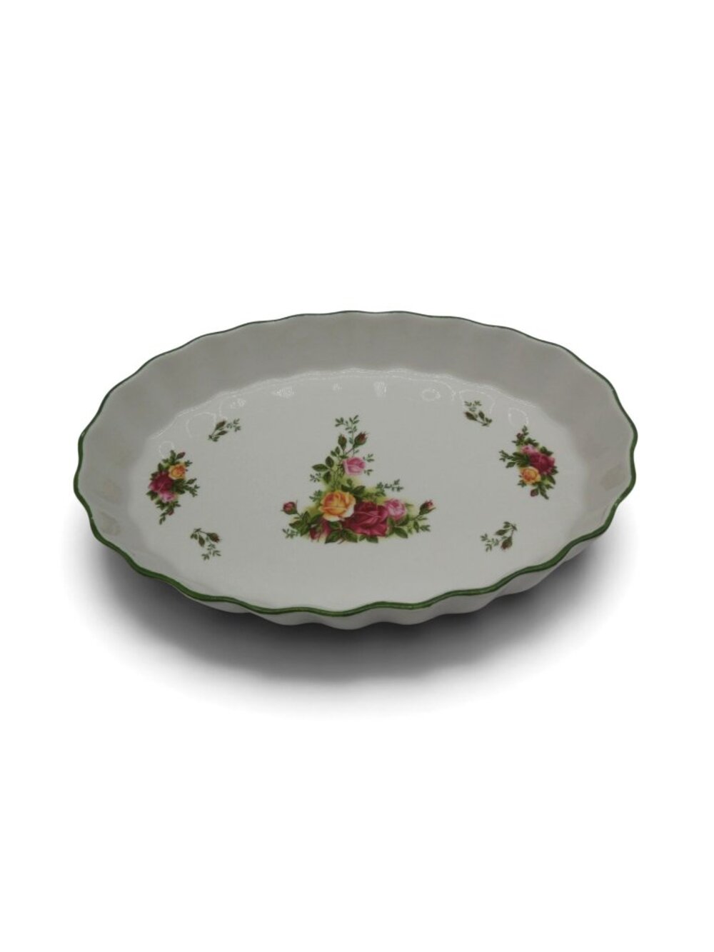 Royal Albert Old Country Roses Porcelain Oval Flowers Dish 8.6"